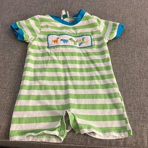 Busy Bee Smocks - Dinosaur Romper, 2t. VGUC
